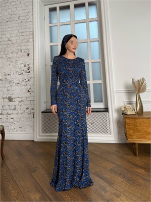 {{photo.Alt || photo.Description || 'Платье базовое moda_ais со сборкой на талии, ткань премиальный бамбук синий принт 3000'}}