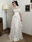 Платье короткий рукав  Lux Boutique из шелка с отрезной талией 5200 038376